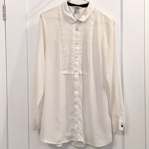 H&M Flowy Chiffon Blouse